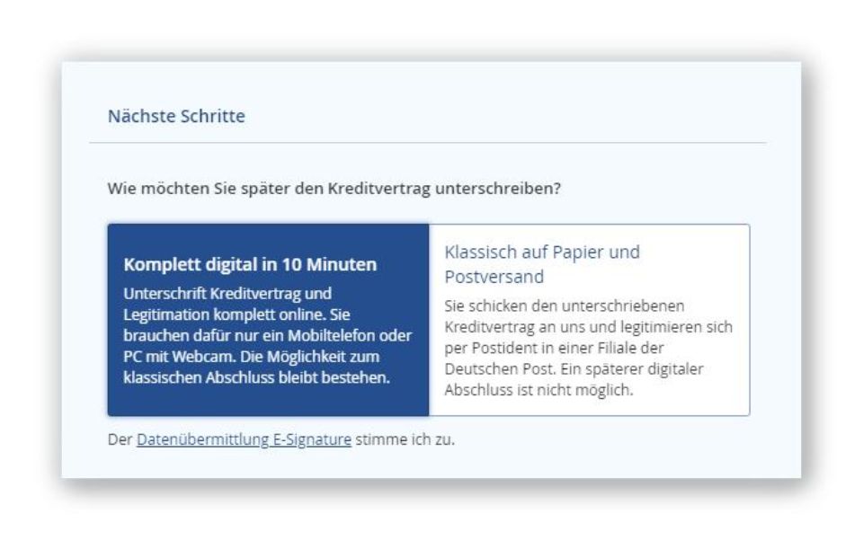 Kredit von zu hause schlißen